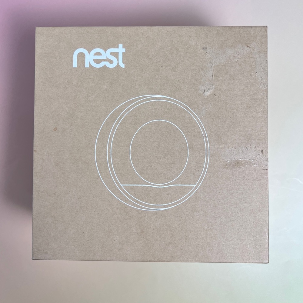 Nest 2nd Generation Learning Thermostat Stainless Steel Smart‎ WiFi